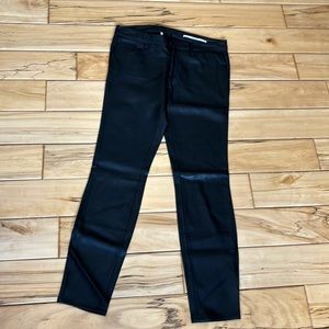 Zara vegan leather jeans